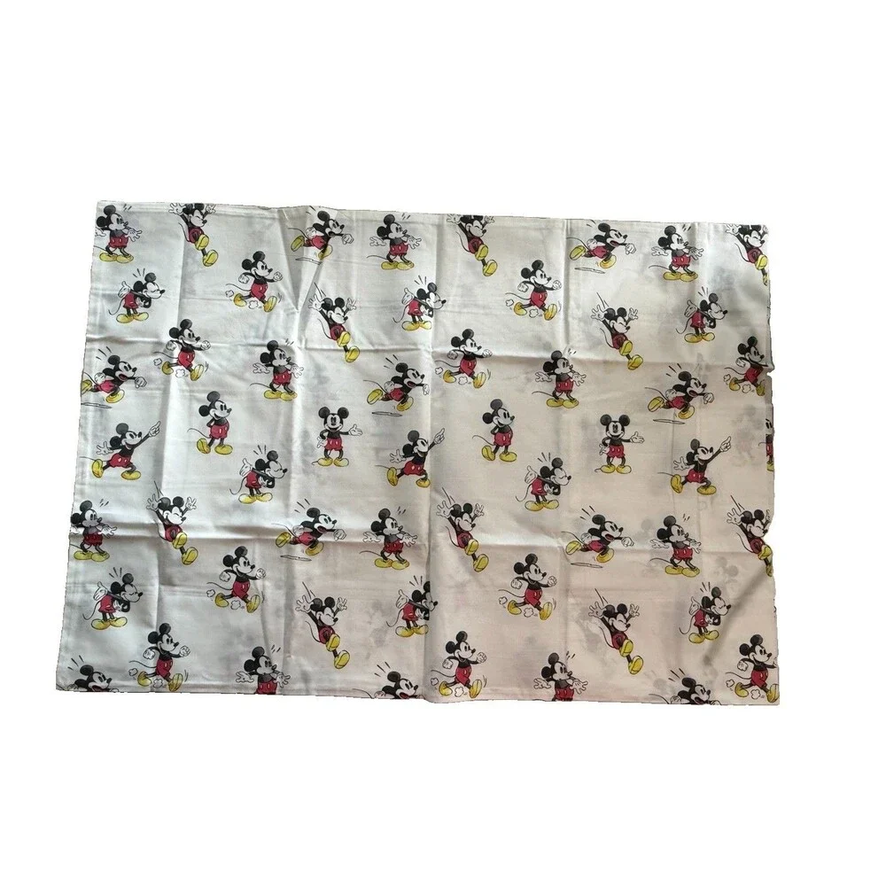 Pottery Barn Kids Toddler Set Mickey Mouse, with Toddler Pillow Case NWOT